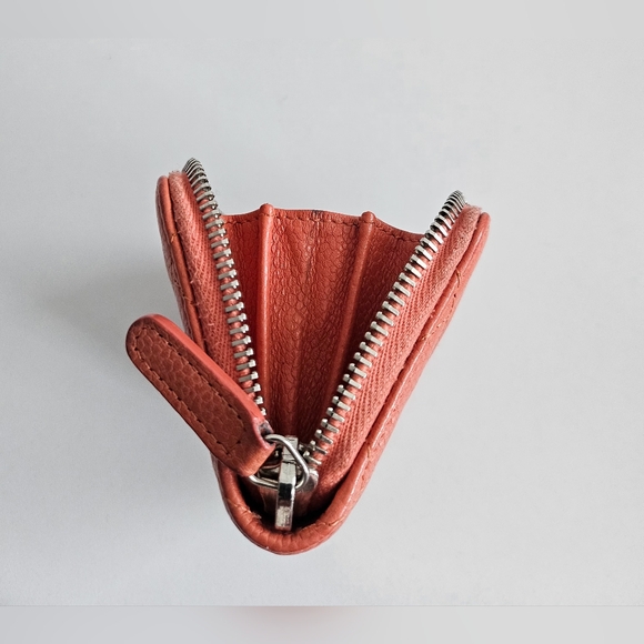 Chanel Coral Caviar Leather Card Holder Wallet - Picture 11 of 11